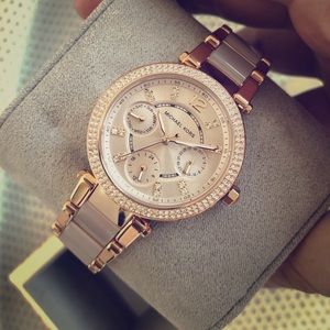 Brand new Michael Kors Rose Gold Watch!